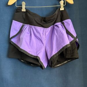 Lululemon lined running short sz 8